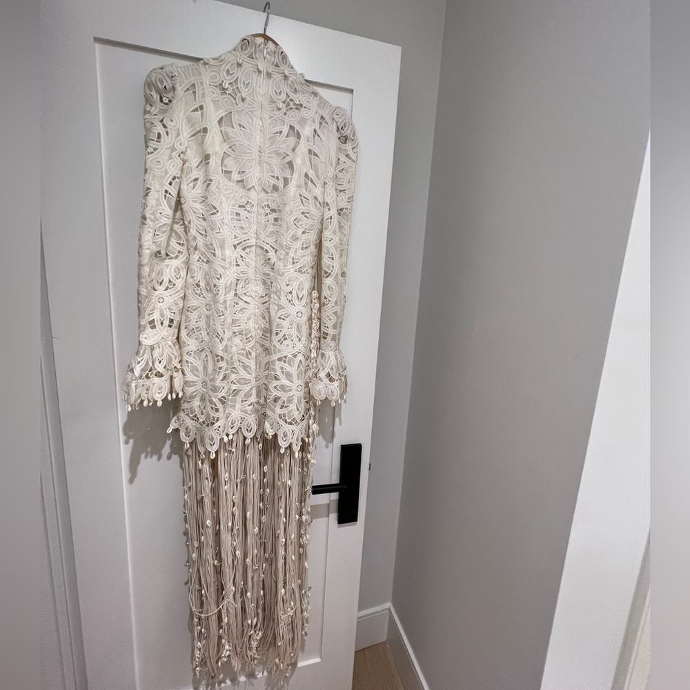 Zimmerman Wavelength Fringed Seashell Gown - Picture 4 of 5